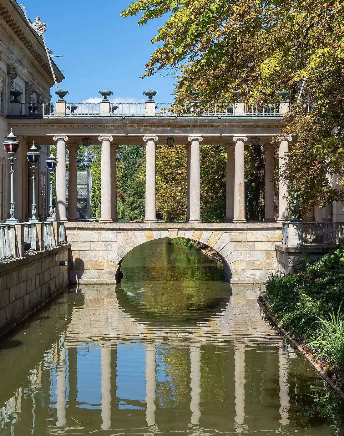 Park Łazienki Królewskie w Warszawie