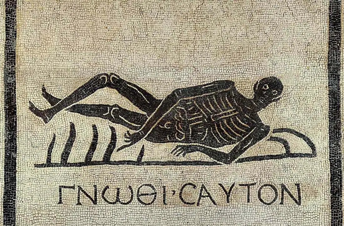Rzymska mozaika z motywem memento mori