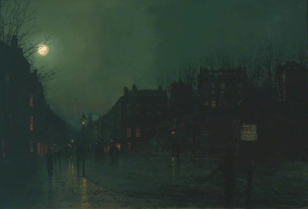 John Atkinson Grimshaw, miasto nocą