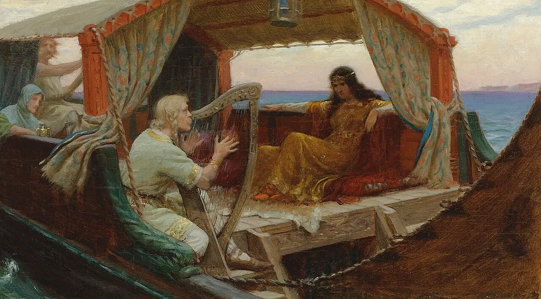 Edmund Leighton, Tristan i Izolda