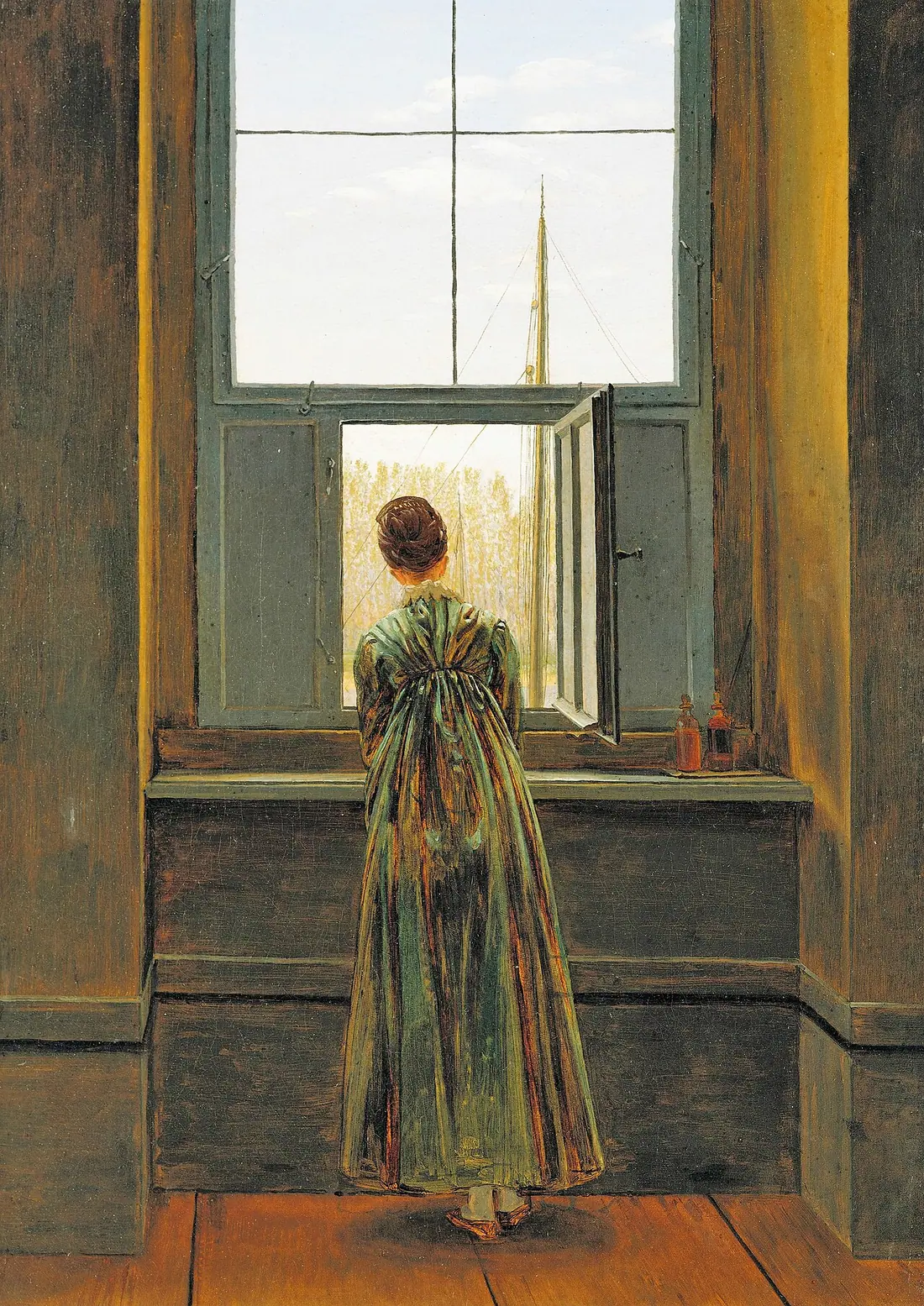 Caspar David Friedrich, Kobieta przy oknie