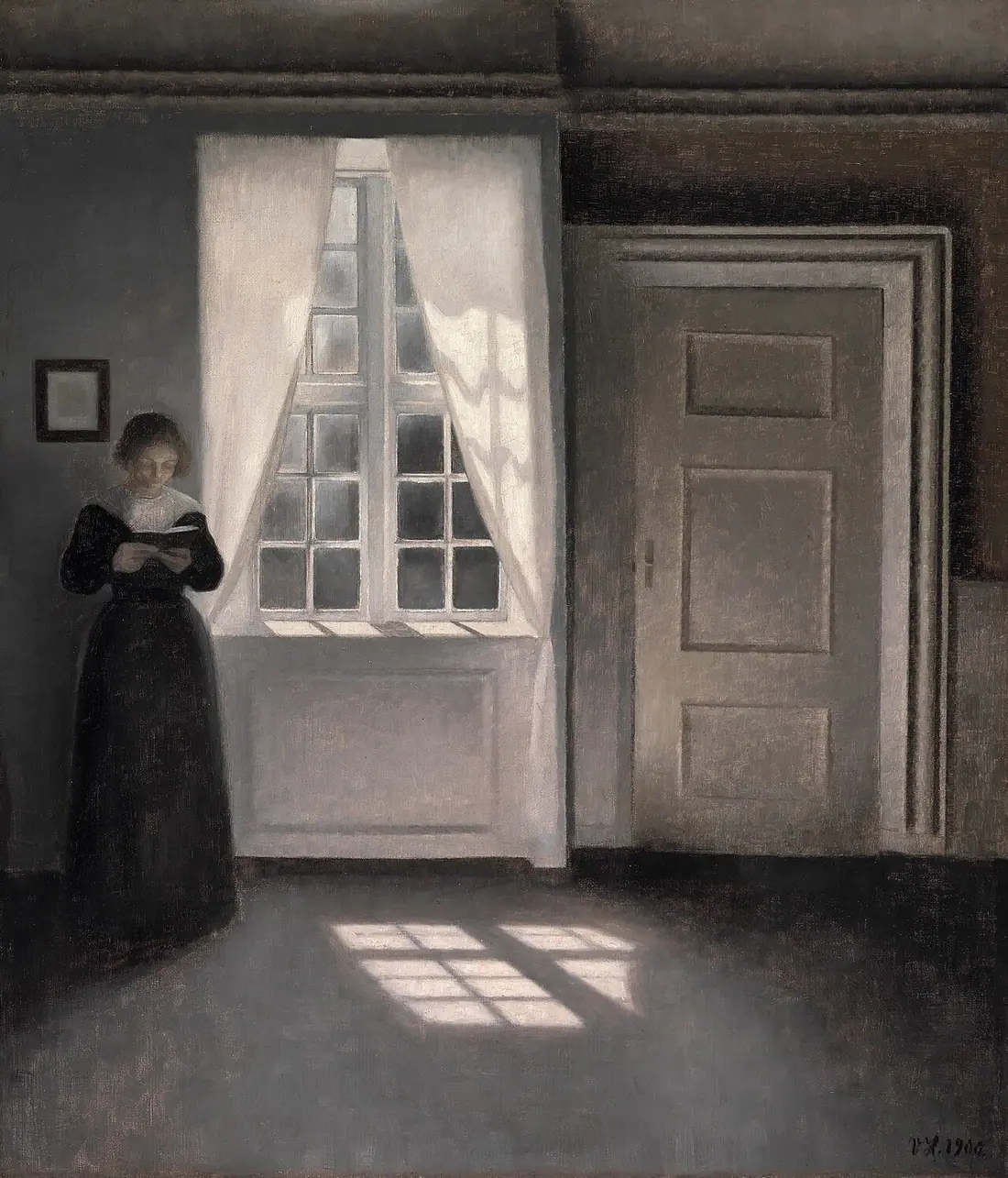 Vilhelm Hammershøi, wnętrze