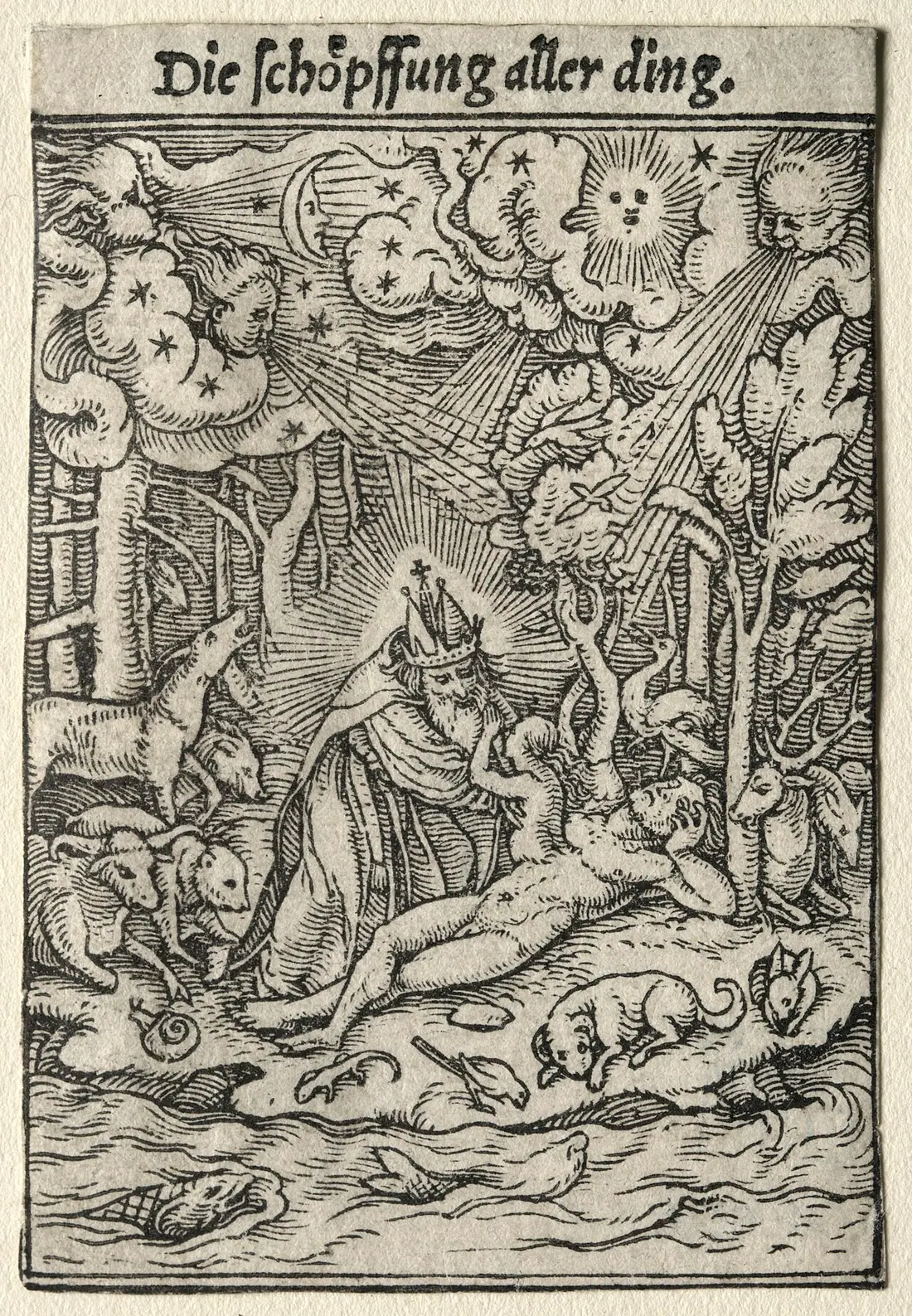 Hans Holbein, drzeworyt z cyklu Taniec śmierci