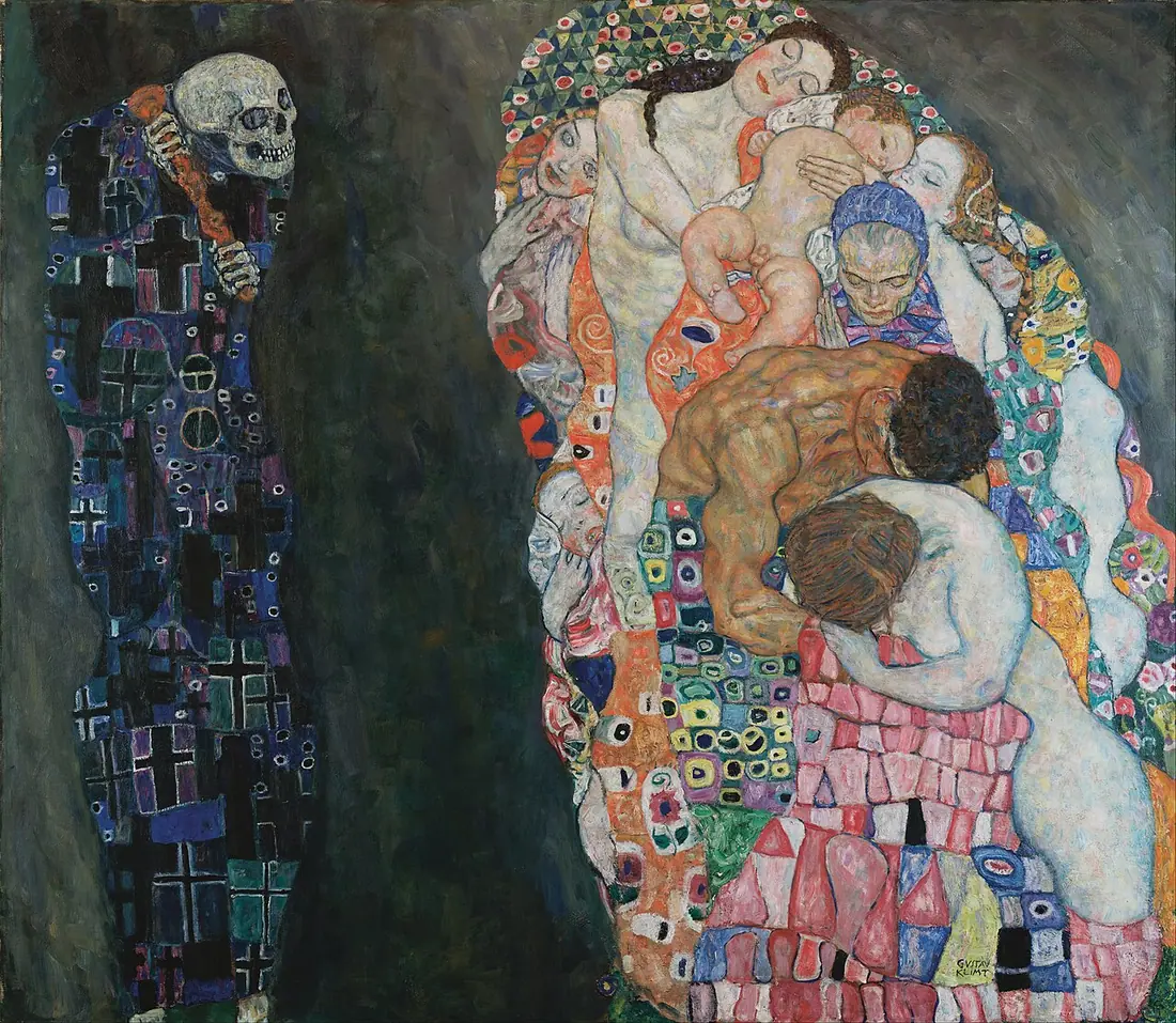 Gustav Klimt, Śmierć i życie