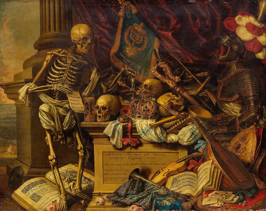 Barokowa martwa natura vanitas