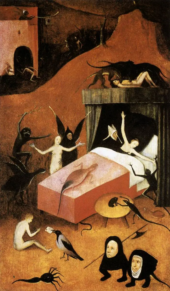 Hieronymus Bosch, Piekło (fragment Sądu Ostatecznego)