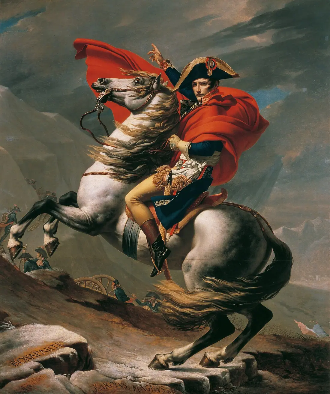 Napoleon na przełęczy Świętego Bernarda